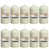 Bolsius Bolsius Stubkerzen 10 PCs 120x58 mm Elfenbein