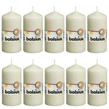 Bolsius Bolsius Stubkerzen 10 PCs 120x58 mm Elfenbein - afbeelding 1