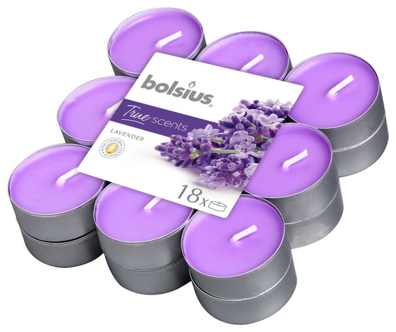 Bolsius Geurtheightight True Düfte Lavendel 18 Stücke