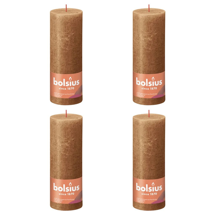 Bolsius Bolsius Stollen Shine 4 St. Rostiek 190x68 mm Gewürz braun
