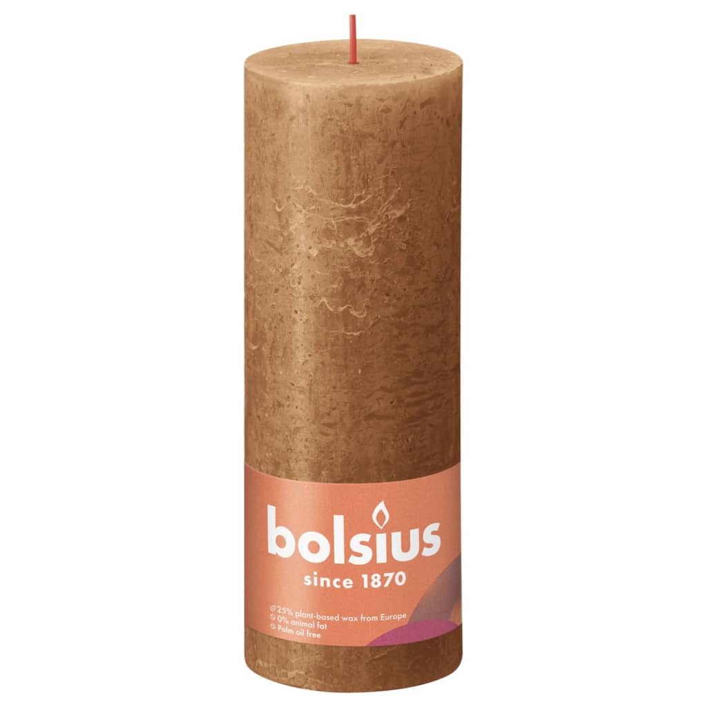 Bolsius Bolsius Stollen Shine 4 St. Rostiek 190x68 mm Gewürz braun