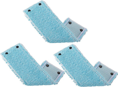 Leifheit Clean Twist M Combi Clean M Bodenwischer-Ersatztuch mit Druckknöpfen superweich 33 cm 3er-Set