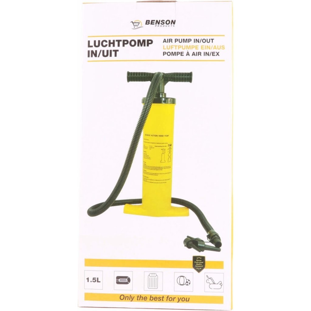 Benson Luftpumpe 1,5l gelb schwarz