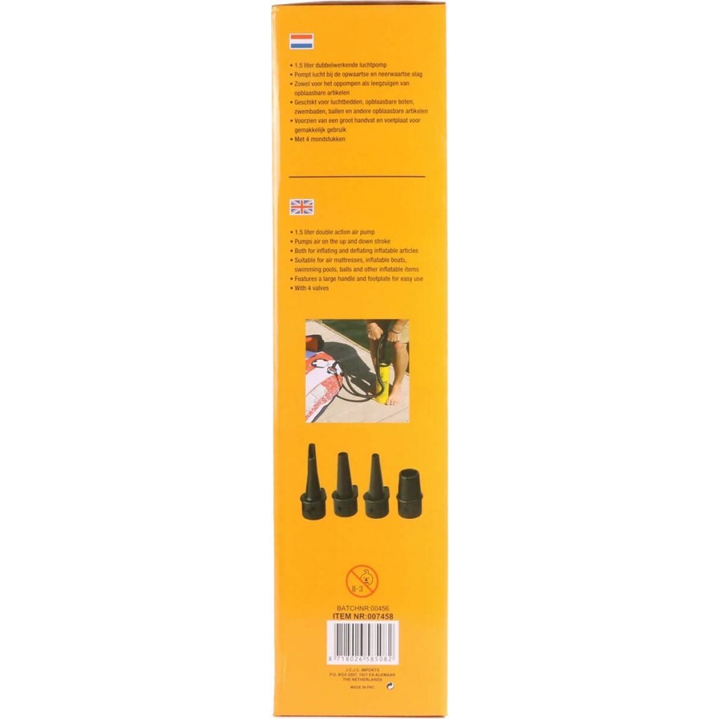 Benson Luftpumpe 1,5l gelb schwarz