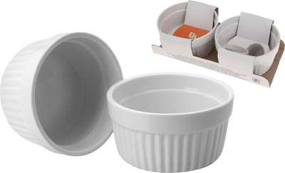 Backgeschichte weißes Porzellan 2 Stücke 200 ml