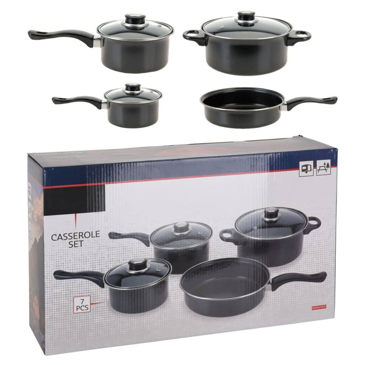 Ausgezeichnete Houseware Houseware 7-Teile Kochpfanne Set Anti-Stick-Beschichtung