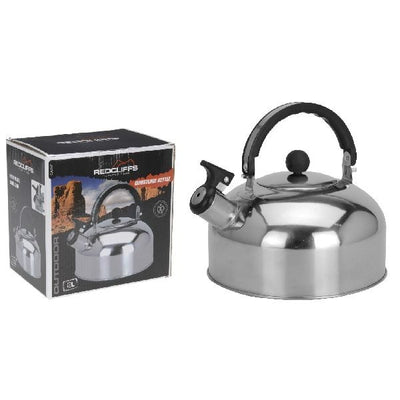 Basic Redcliffs Pfeifkessel, 2 l, Edelstahl