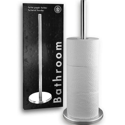 Badezimmerlösungen Toilettenrollenhalter stehend Edelstahl