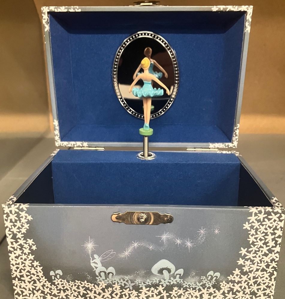 Schmuckkästchen blau mit Musik Ballerina