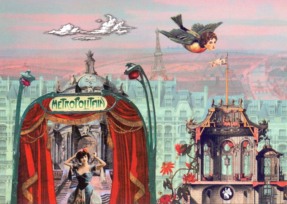 Bildpostkarte cd02: Metropolitain 6 Stk