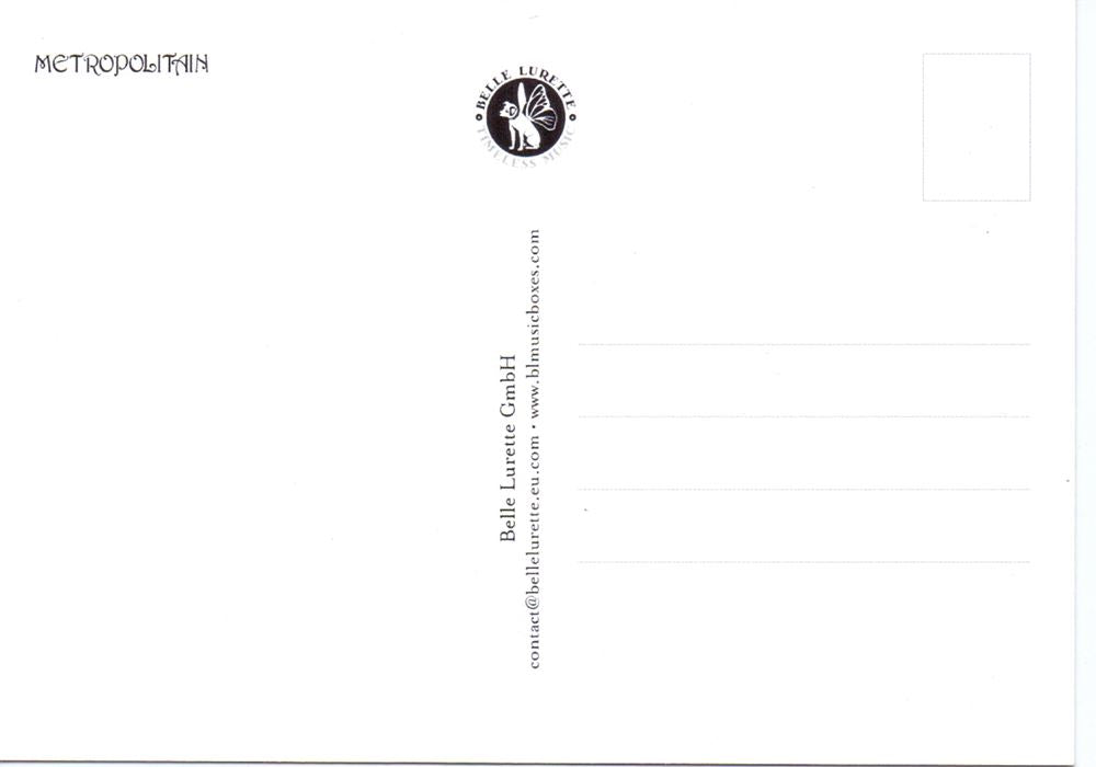Bildpostkarte cd02: Metropolitain 6 Stk