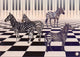 Ansichtskarte cd03: Klavier Zebra 6-tlg