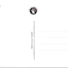 Ansichtskarte cd03: Klavier Zebra 6-tlg