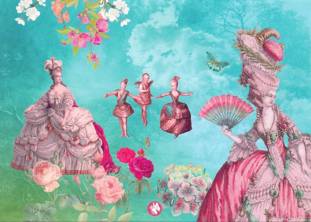 Bildpostkarte cd04: Barock 6tlg