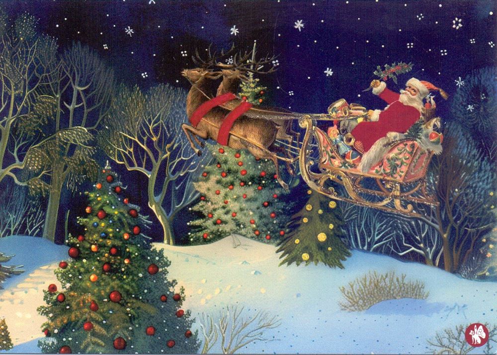 Bildpostkarte cd09: Weihnachtskarte 6tlg
