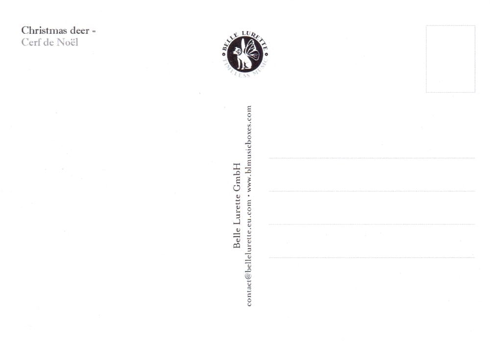 Bildpostkarte CD10: Weihnachtsdee 6tlg