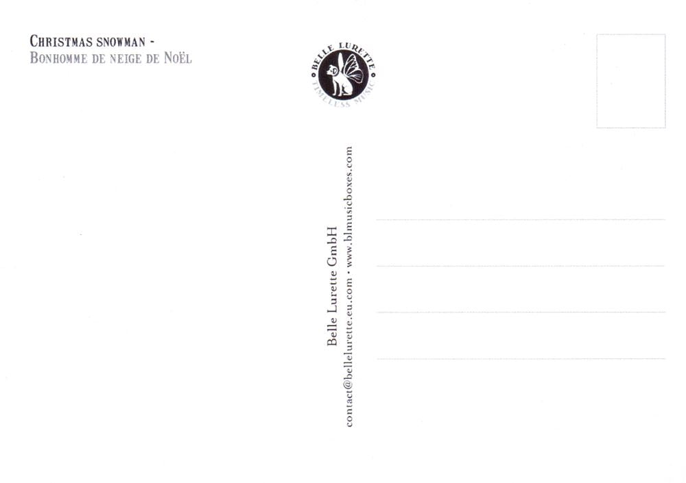 Bildpostkarte cd11: Weihnachtssno 6 Stk