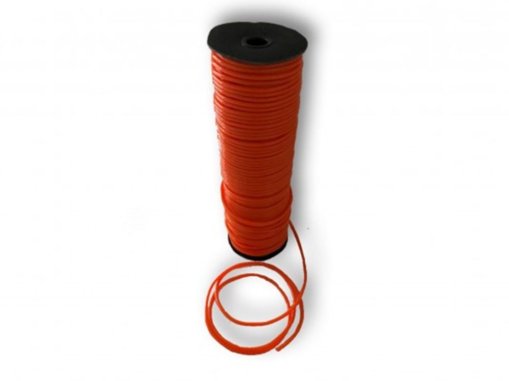Rolle Springseil 4 mm, orange. 100 Meter
