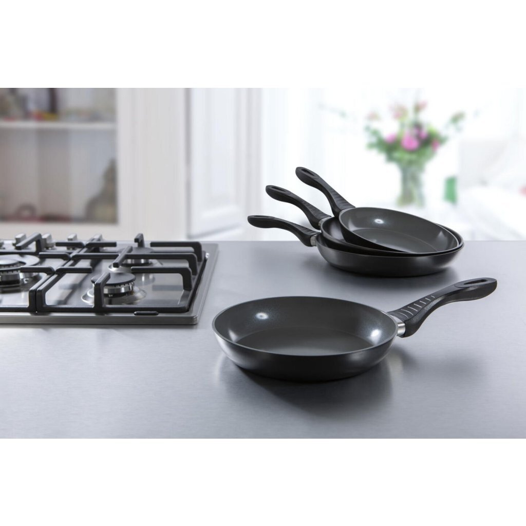 Bk Bk Easy Basic Ceramic Fritting Pan 20 cm Schwarz