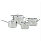 BK Precision Pan Set 4-teilig Edelstahlglas Silber - afbeelding 1
