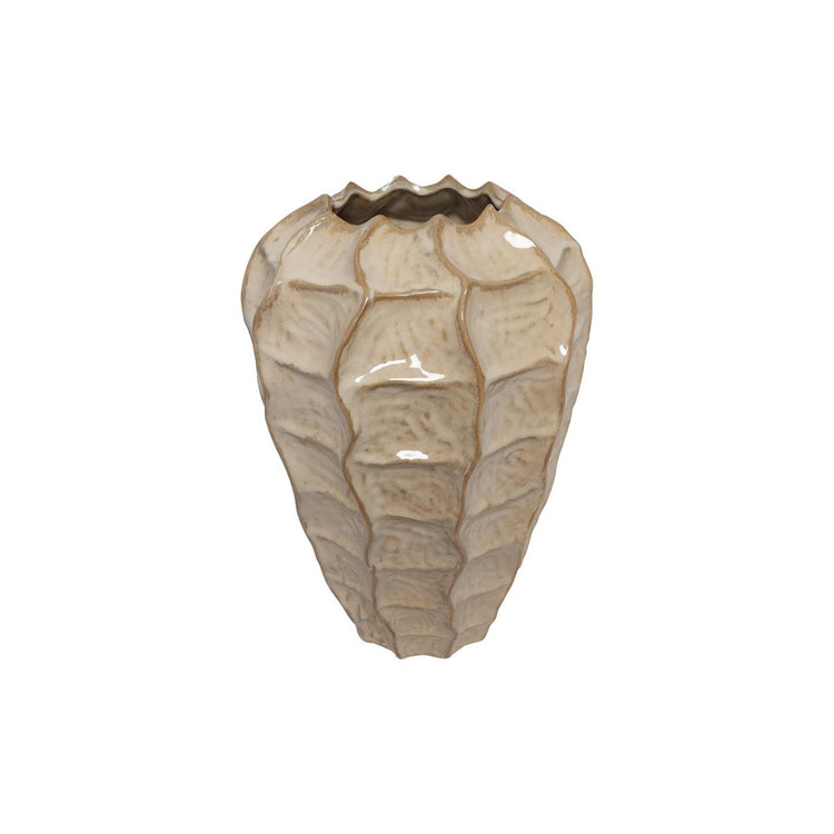Countryfield Vase Rialto M Beige L25B25H37cm
