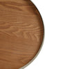 Countryfield Tablett cremefarbenes Metall ø35cm