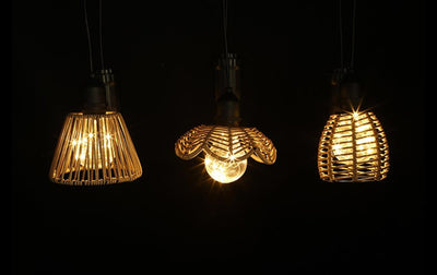 Countryfield LED-Hängelampe braun h16cm