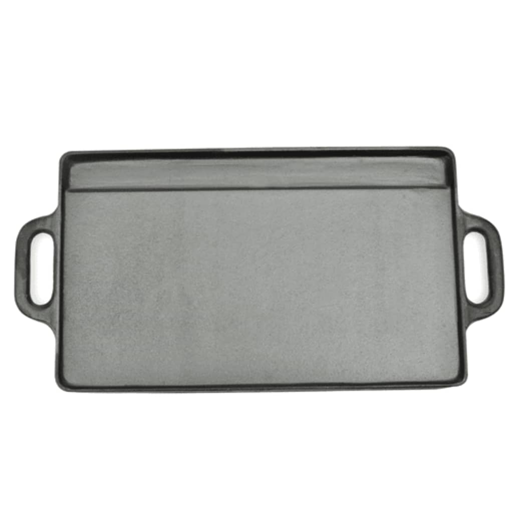 Vidaxl Grillplatte Gusseisen doppelt 38x23 cm 2 Sts