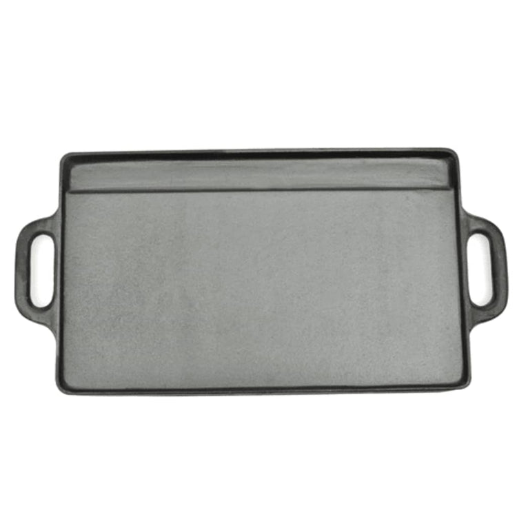 Vidaxl Grillplatte Gusseisen doppelt 38x23 cm 2 Sts