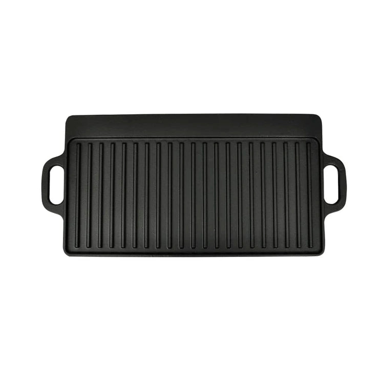 Vidaxl Grillplatte Gusseisen doppelt 38x23 cm 2 Sts