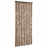 Vidaxl Fly Vorhang 90x220 cm Chenille Beige und hellbraun