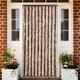 Vidaxl Fly Vorhang 90x220 cm Chenille Beige und hellbraun
