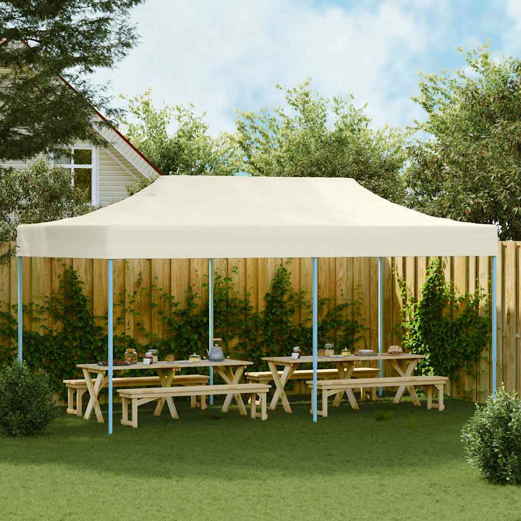 Vidaxl Faltzelt Popup 3x6 M Creme Weiß
