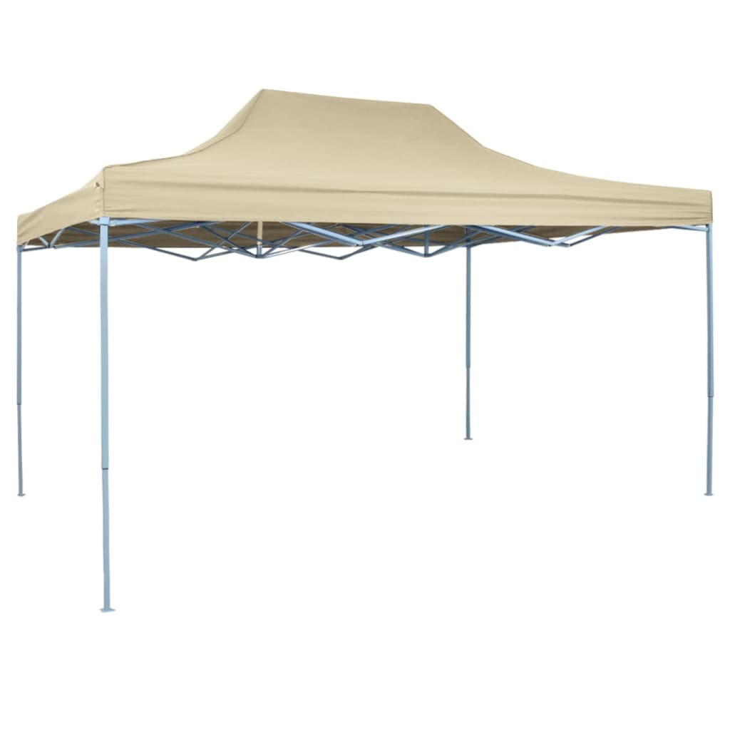 Vidaxl Faltzelt Popup 3x4,5 M Creme Weiß
