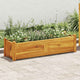 VIDAXL -Planungsbox Erhöht 100x30x25 cm Akazieholz