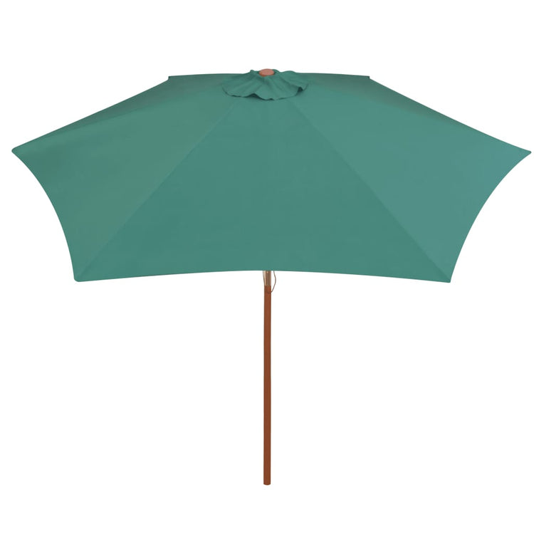 Vidaxl Parasol 270x270 cm Holzpolgrün
