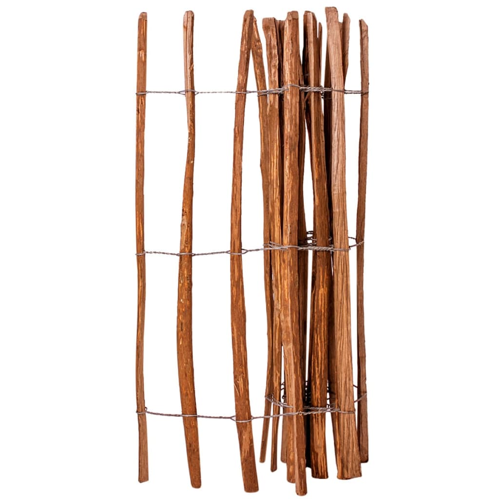 Vidaxl -Zaun 120x250 cm Haselholz Holz