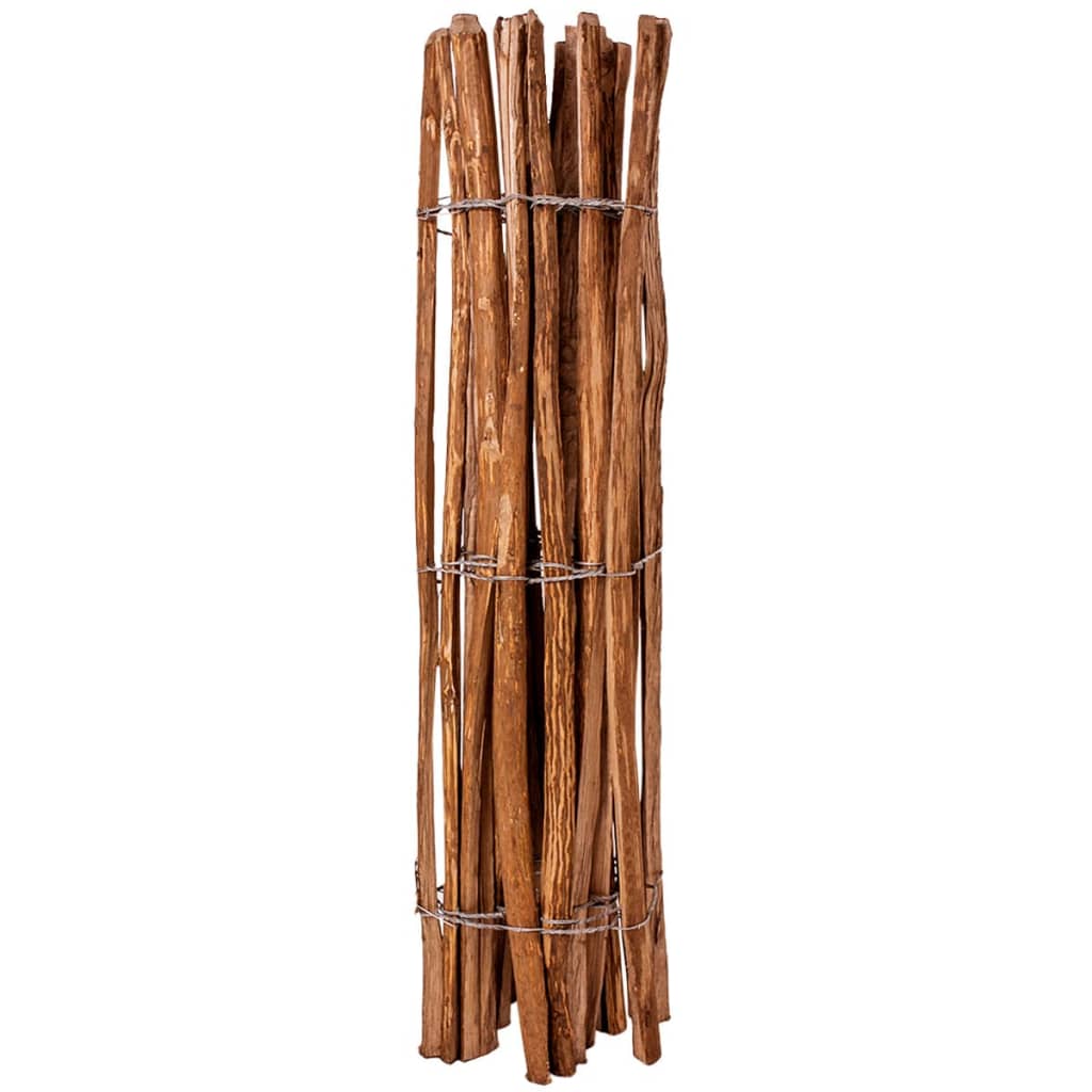Vidaxl -Zaun 120x250 cm Haselholz Holz