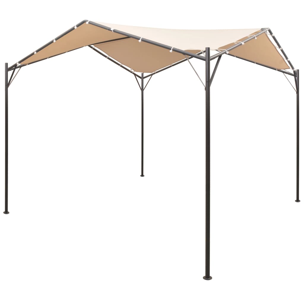 Vidaxl Arbor 4x4 m Stahl Beige