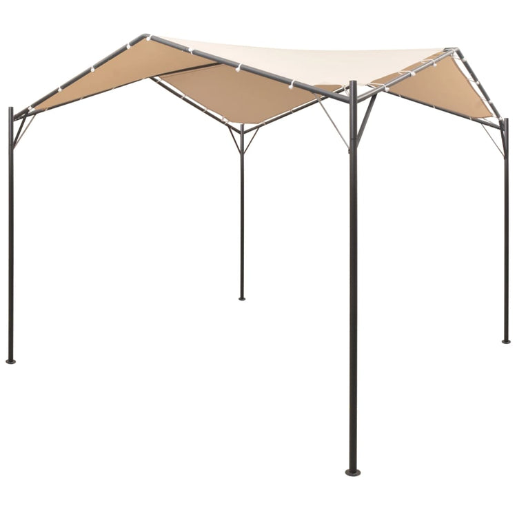 Vidaxl Arbor 4x4 m Stahl Beige