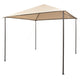 Vidaxl Arbor 3x3 m Stahl Beige