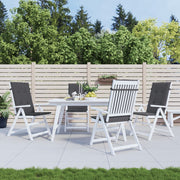 Vidaxl Gartenstuhlkissen Rückenlehne 4 PCs 120x50x3 cm Stoffanthrazit - afbeelding 1