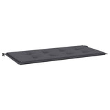 Vidaxl Gartenbankkissen 120x50x3 cm Oxford Stoffanthrazit -gelöscht - afbeelding 2