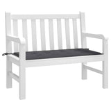 Vidaxl Gartenbankkissen 120x50x3 cm Oxford Stoffanthrazit -gelöscht - afbeelding 3