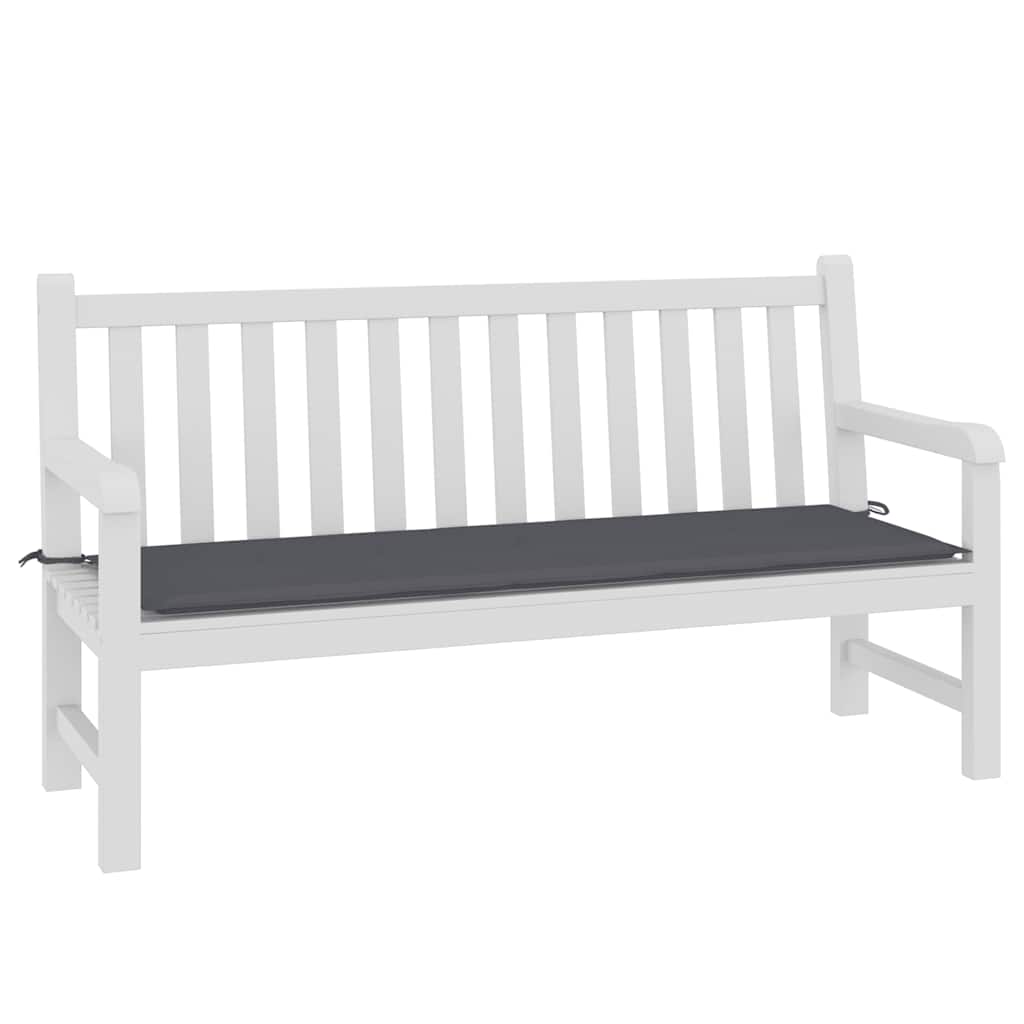 Vidaxl Garden Bench Kissen 150x50x3 cm Oxford Stoffanthrazit -gelöscht