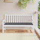 Vidaxl Garden Bench Kissen 150x50x3 cm Oxford Stoffanthrazit -gelöscht