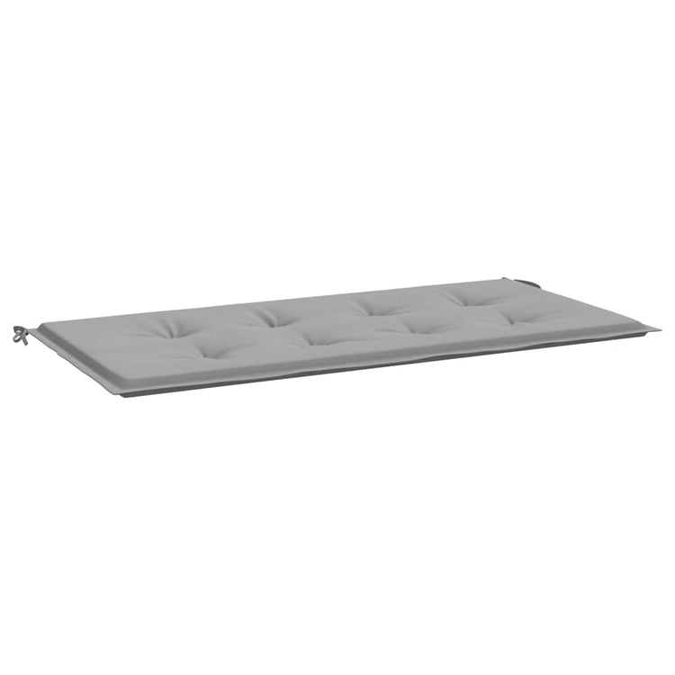 Vidaxl Garden Bench Kissen 100x50x3 cm Oxford Stoff grau
