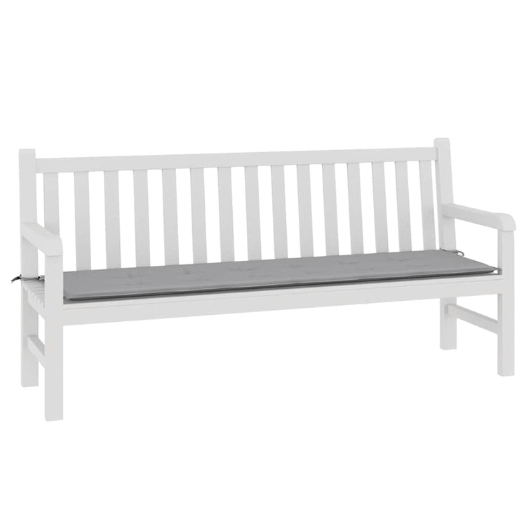 Vidaxl Garden Bench Kissen 180x50x3 cm Oxford Stoff grau