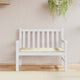 Vidaxl Garden Bench Kissen 100x50x3 cm Oxford Stoff Crème -Colored