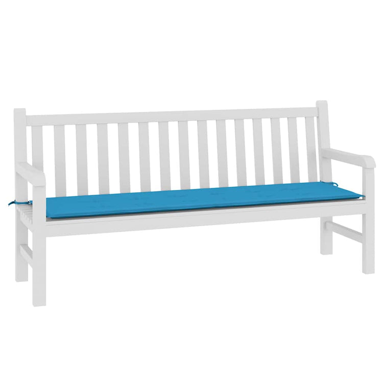 Vidaxl Gartenbank Kissen 180x50x3 cm Oxford Stoff Blau